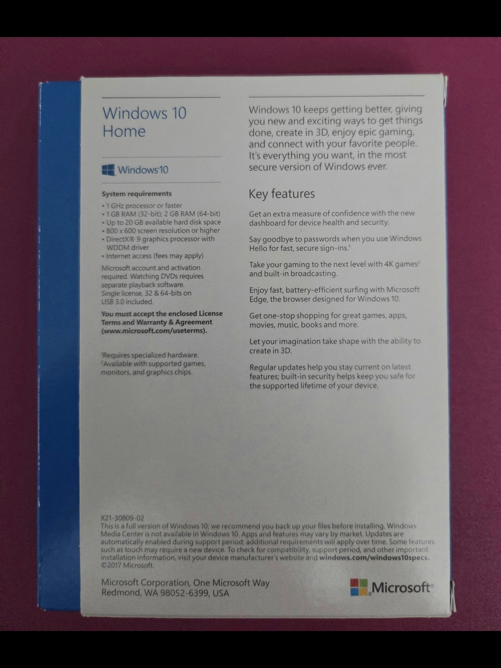 Microsoft Windows 10 Home - Operating System - Picture 2 of 4